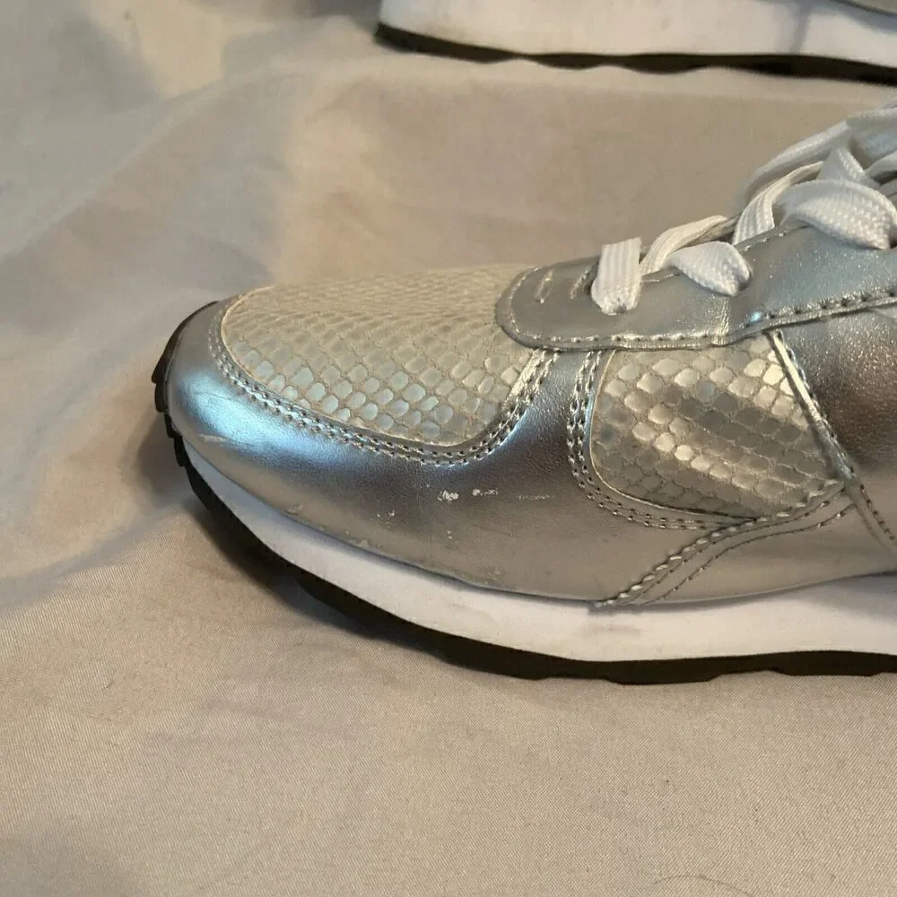 Zara Women’s Metallic Sneakers, Size 40‎ - Picture 9 of 11